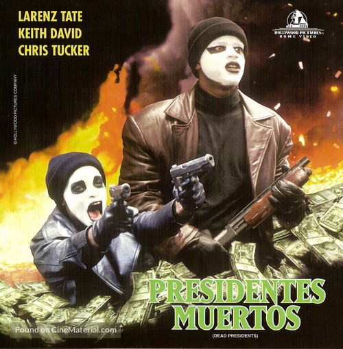 Dead Presidents - Argentinian DVD movie cover