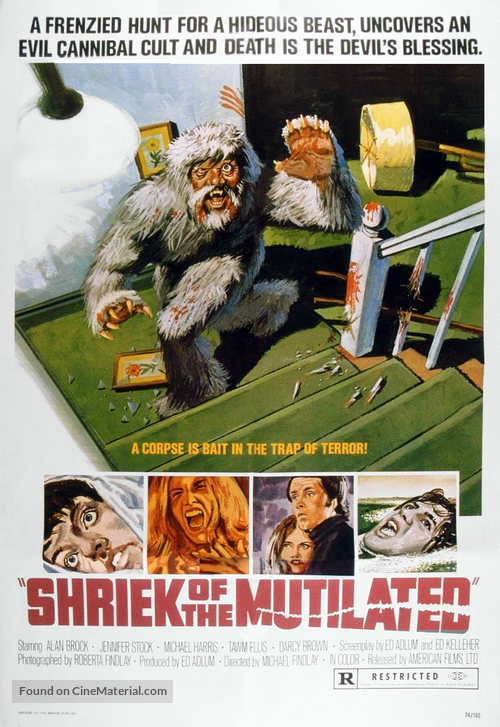 Shriek of the Mutilated - Movie Poster