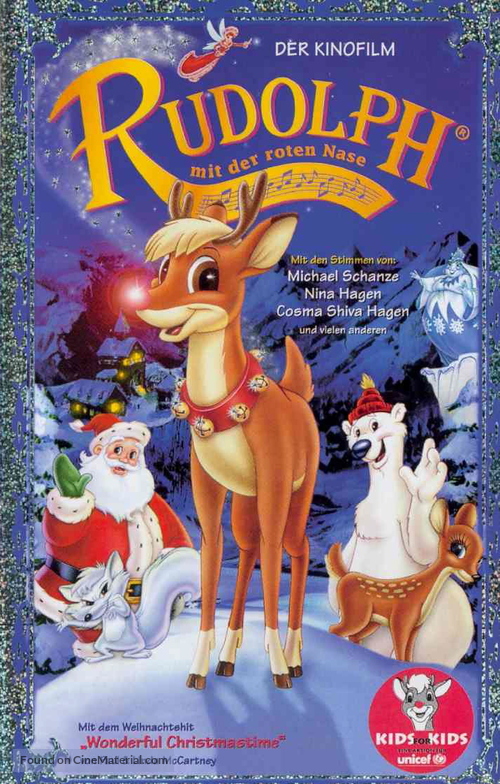 Rudolph the Red-Nosed Reindeer: The Movie - German Movie Cover