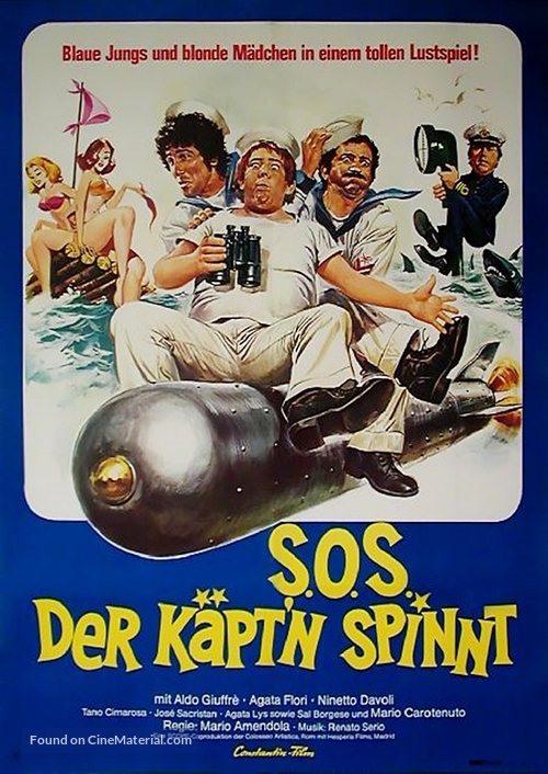 Pasqualino Cammarata... capitano di fregata - German Movie Poster