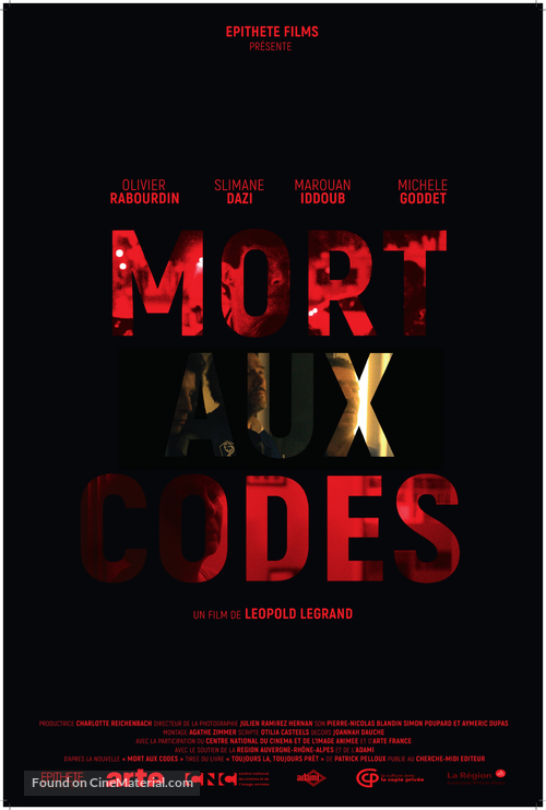 Mort aux codes - French Movie Poster