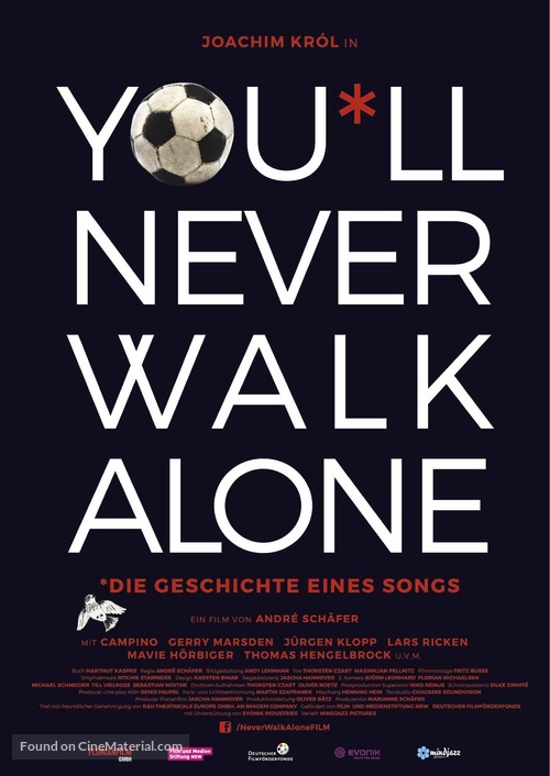 You&#039;ll Never Walk Alone - German Movie Poster