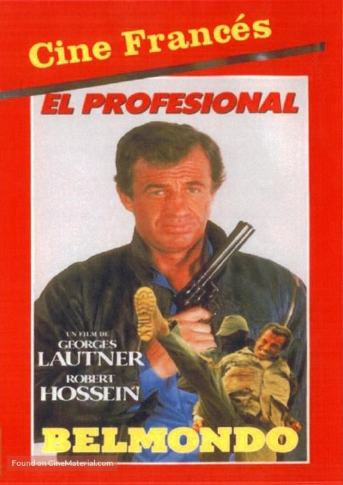 Le professionnel - Spanish Movie Cover