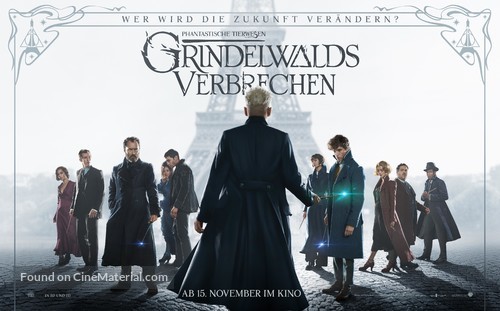 Fantastic Beasts: The Crimes of Grindelwald - German Movie Poster