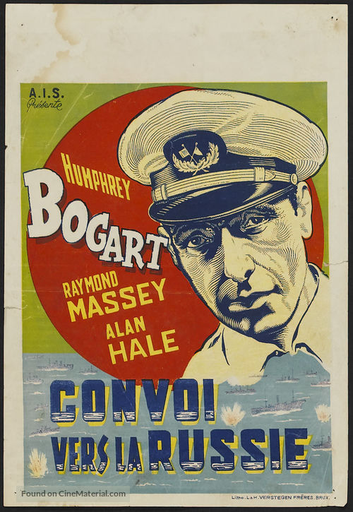 Action in the North Atlantic - Belgian Theatrical movie poster