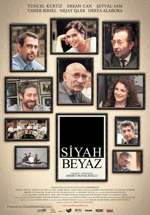 Siyah beyaz - Turkish Movie Poster