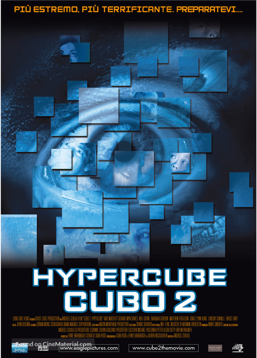 Cube 2: Hypercube - Italian Movie Poster