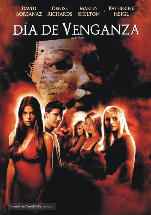 Valentine - Argentinian DVD movie cover
