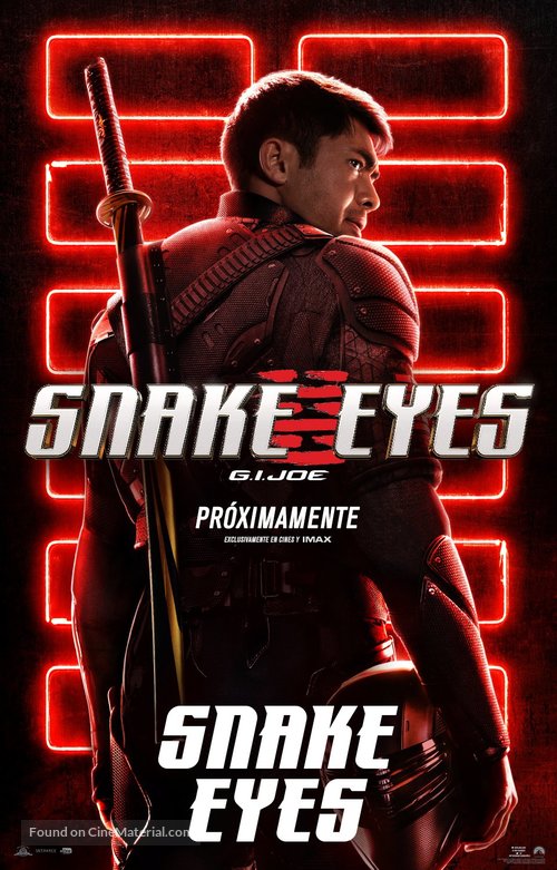 Snake Eyes: G.I. Joe Origins - Mexican Movie Poster