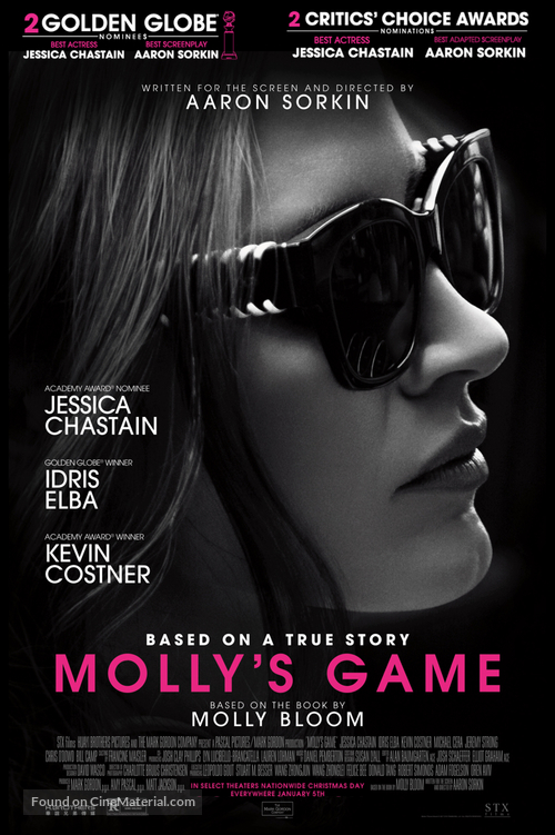 Molly&#039;s Game - Movie Poster