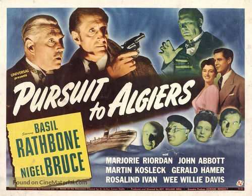 Pursuit to Algiers - Movie Poster