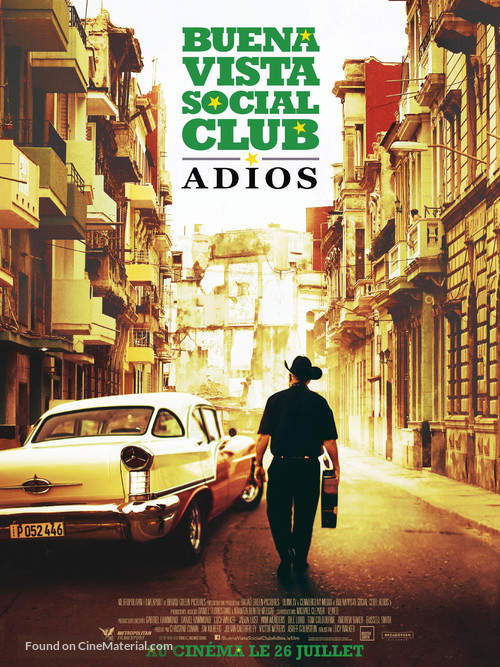 Buena Vista Social Club Adios - French Movie Poster