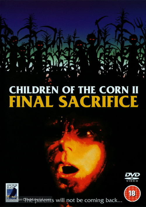 Children of the Corn II: The Final Sacrifice - British Movie Cover