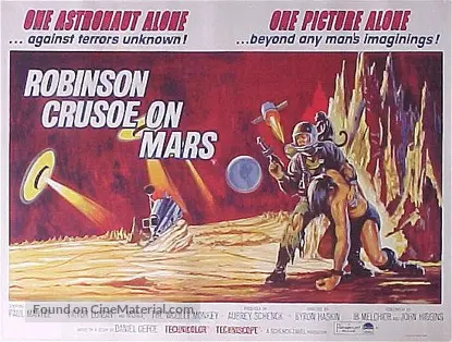 Robinson Crusoe on Mars - British Movie Poster