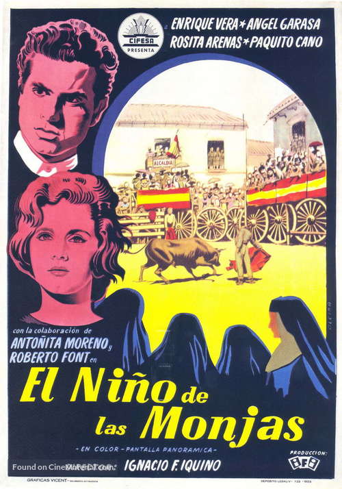 Ni&ntilde;o de las monjas, El - Spanish Movie Poster