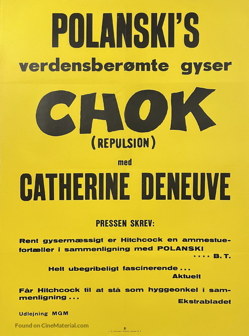 Repulsion - Danish Movie Poster