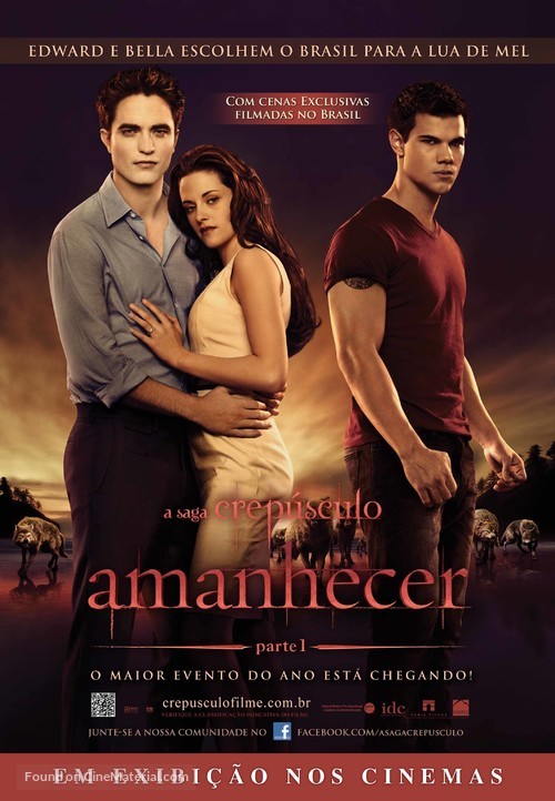 The Twilight Saga: Breaking Dawn - Part 1 - Brazilian Movie Poster