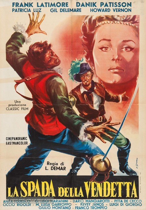 Capitaine temp&ecirc;te - Italian Movie Poster