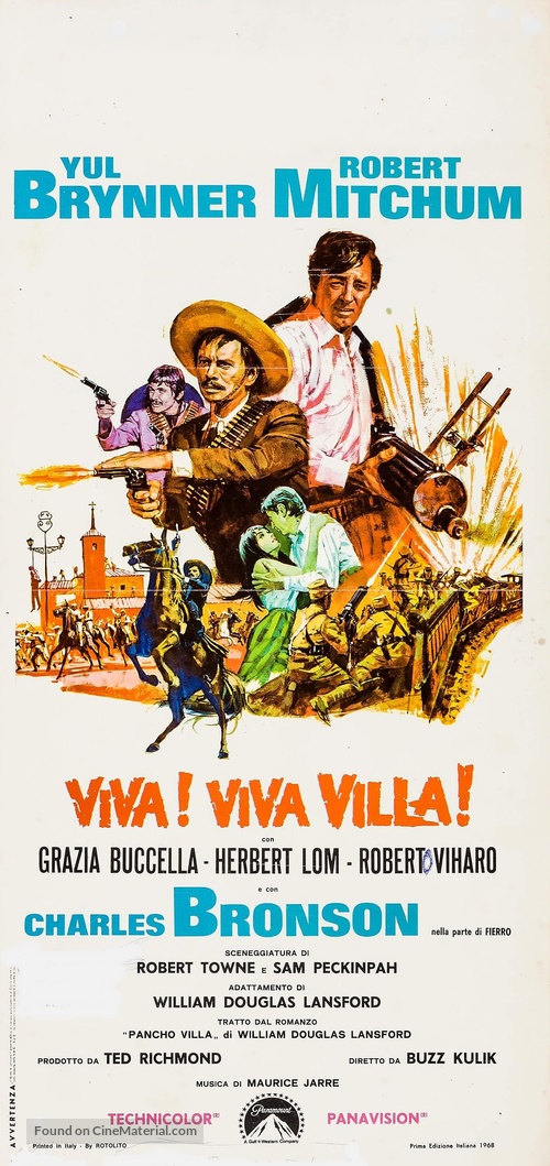 Villa Rides - Italian Movie Poster