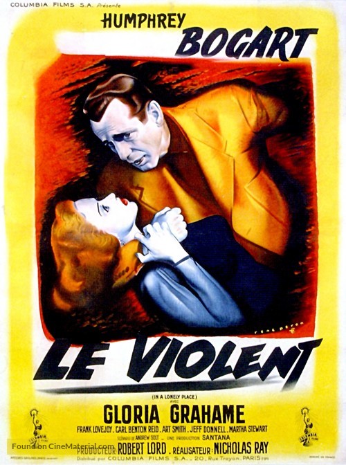 In a Lonely Place - French Movie Poster