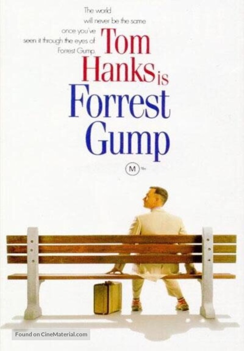 Forrest Gump - Australian DVD movie cover