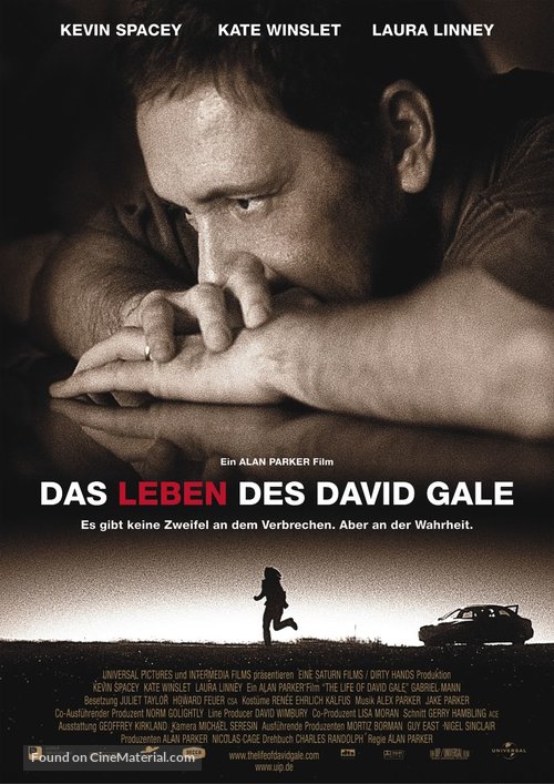 The Life of David Gale - German poster