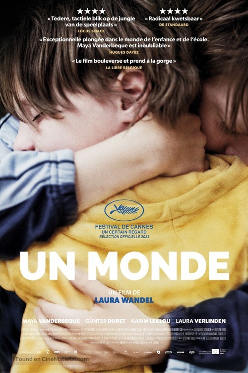 Un monde - Belgian Movie Poster