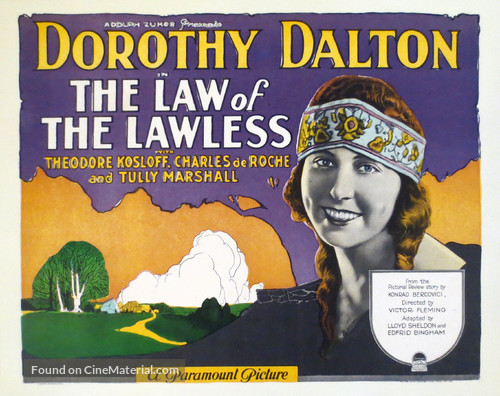 Law of the Lawless - Movie Poster