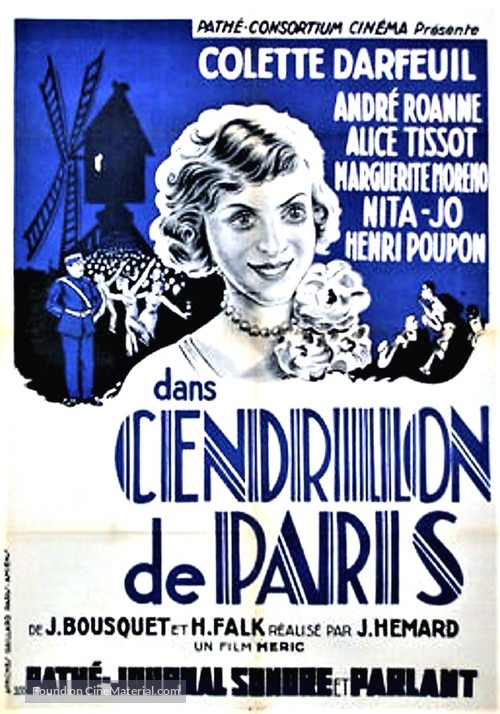 Cendrillon de Paris - French Movie Poster