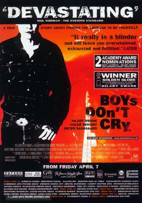 Boys Don&#039;t Cry - Movie Poster