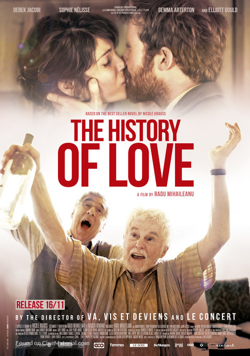 The History of Love - Belgian Movie Poster