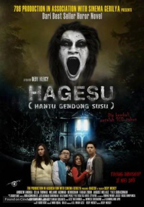 Hagesu (Hantu Gendong Susu) - Indonesian Movie Poster