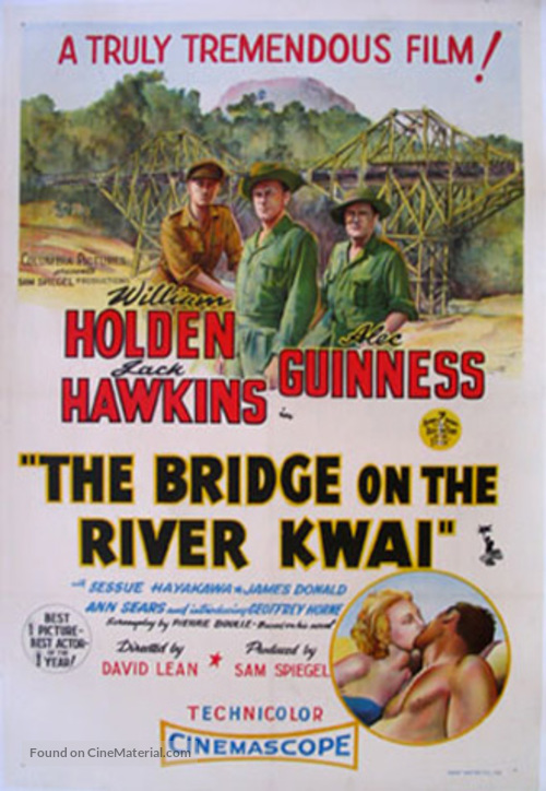 The Bridge on the River Kwai - Movie Poster