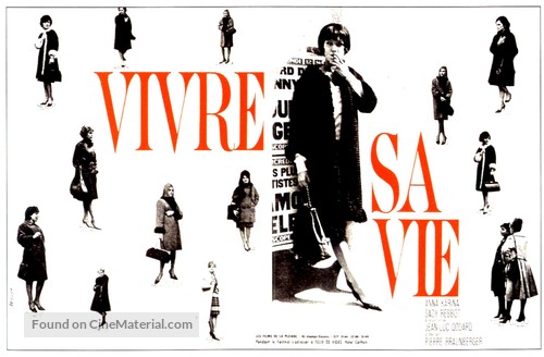 Vivre sa vie: Film en douze tableaux - French Movie Poster