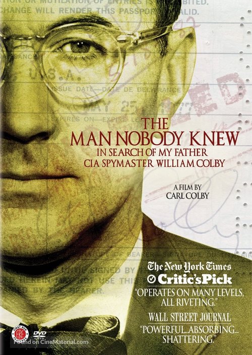 The Man Nobody Knew: In Search of My Father, CIA Spymaster William Colby - DVD movie cover