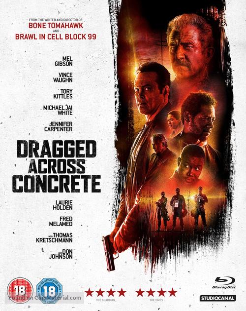 Dragged Across Concrete - British Blu-Ray movie cover