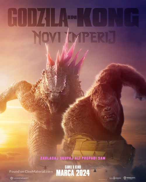 Godzilla x Kong: The New Empire - Slovenian Movie Poster