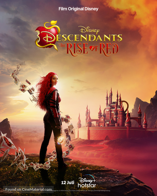 Descendants: The Rise of Red - Indonesian Movie Poster