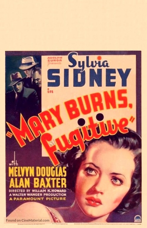 Mary Burns, Fugitive - Movie Poster