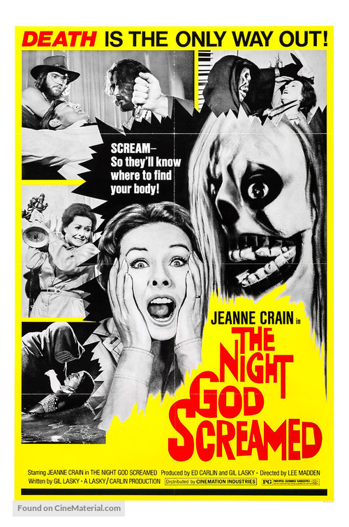The Night God Screamed - Movie Poster