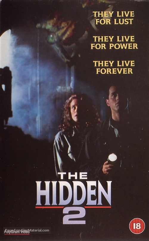 The Hidden II - British poster