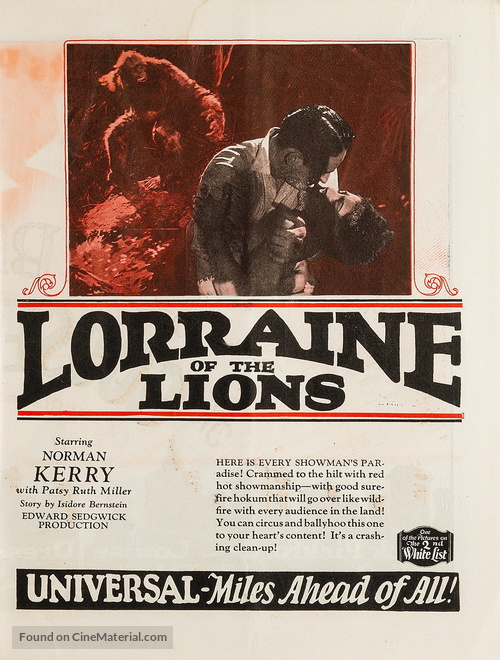 Lorraine of the Lions - poster