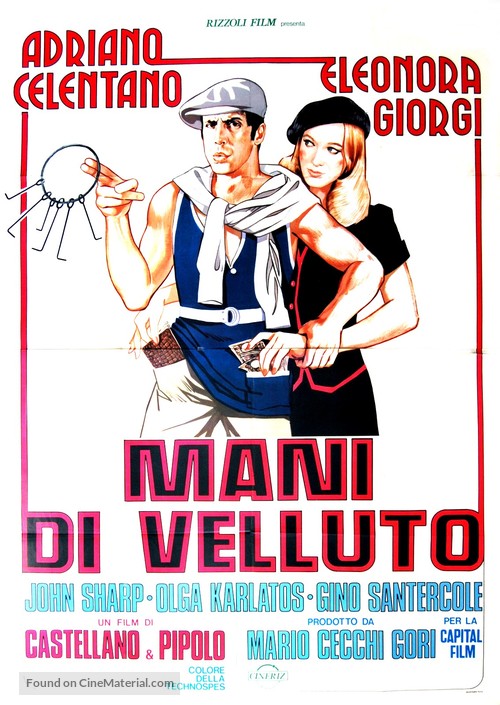 Mani di velluto - Italian Movie Poster