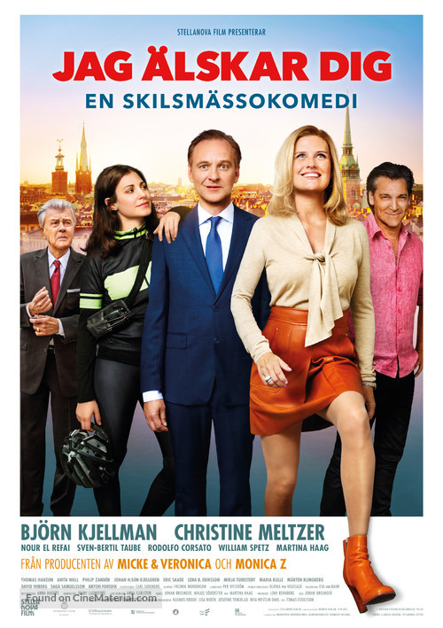 Jag &auml;lskar dig - En skilsm&auml;ssokomedi - Swedish Movie Poster