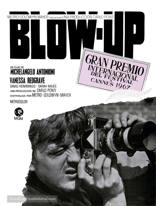 Blowup - Spanish Movie Poster