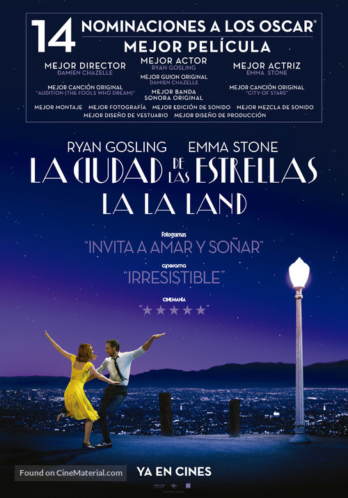 La La Land - Spanish Movie Poster