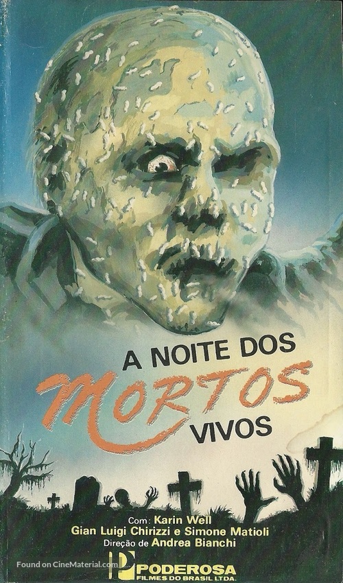 Le notti del terrore - Brazilian Movie Cover