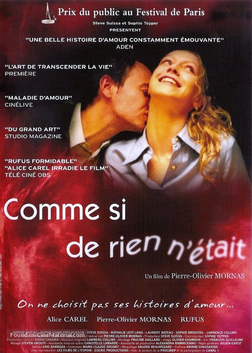 Comme si de rien n&#039;&eacute;tait - French Movie Poster