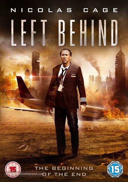 Left Behind - British DVD movie cover