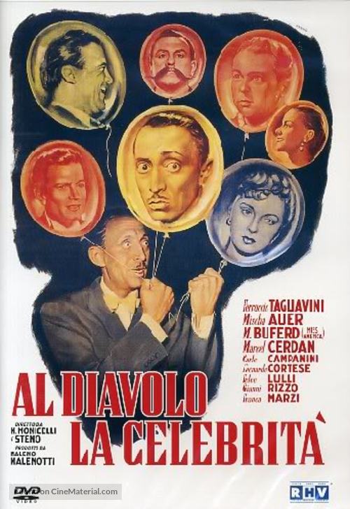 Al diavolo la celebrit&agrave; - Italian Movie Cover